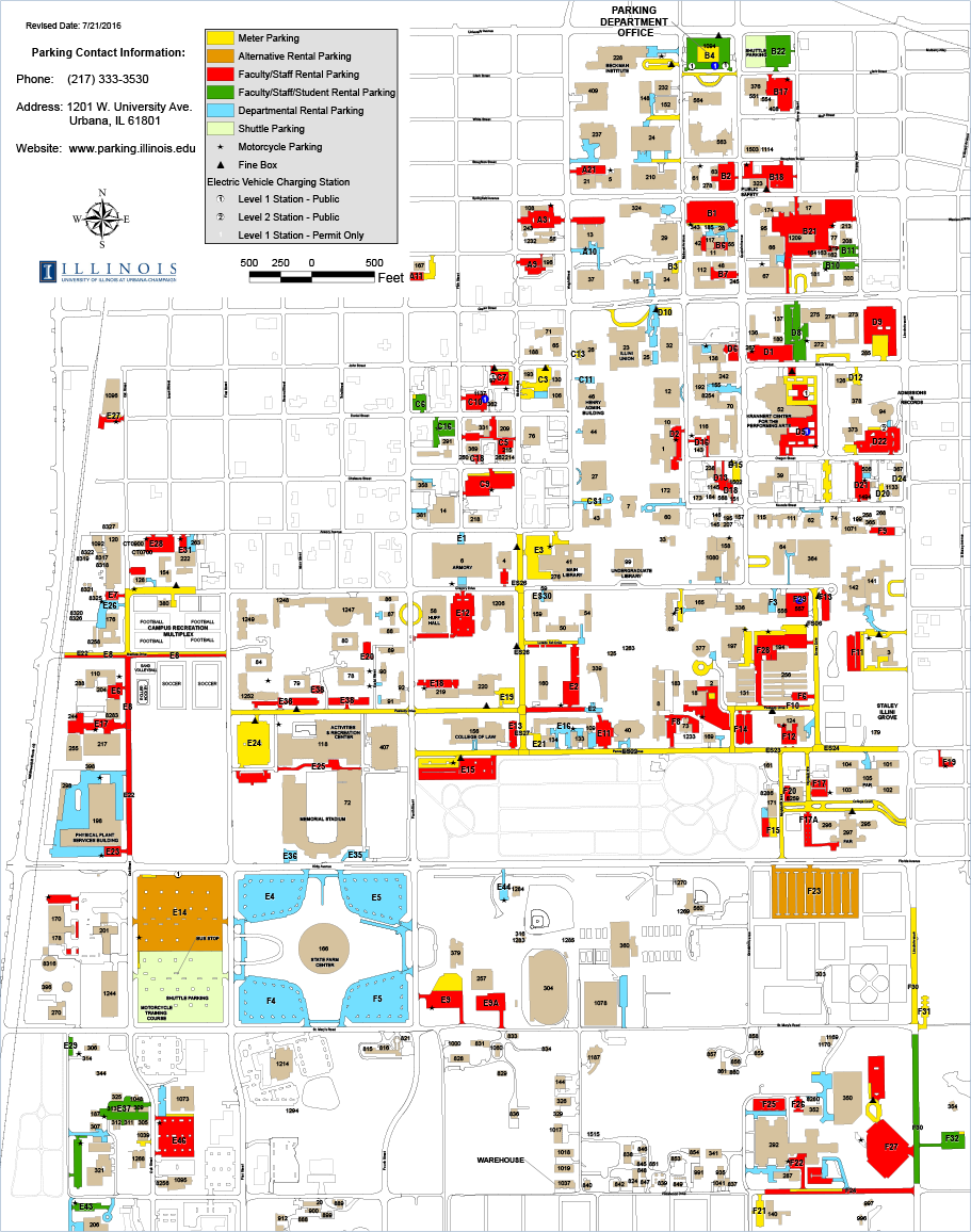 Campus Parking Map | Parking Services